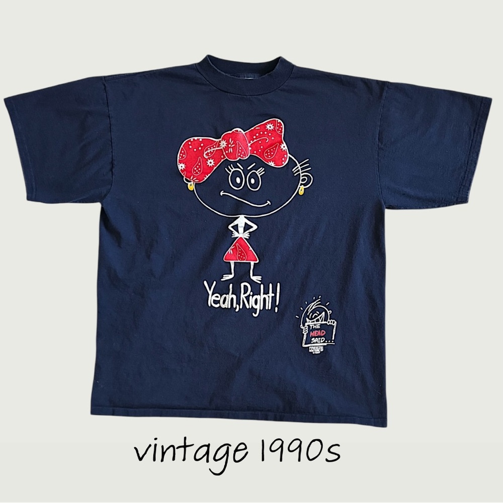 vintage 90s Freeze NY The Head Said tee Yeah Right! shirt XL